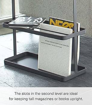 Amazon｜山崎実業 サイドテーブル タワー ブラック 6707｜サイド